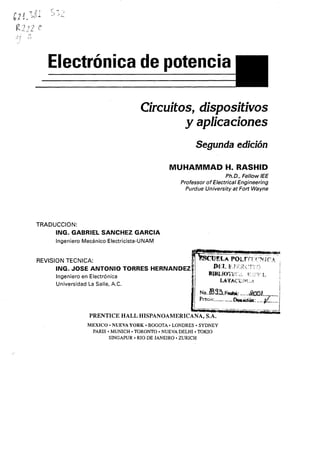 Libro rashid electronica de potencia 2 edicion
