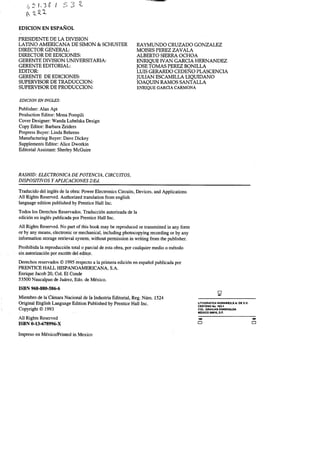 Libro rashid electronica de potencia 2 edicion