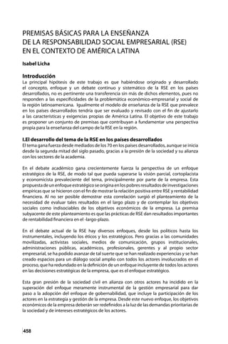 Libro responsabilida social empresarial visiones complenetarias