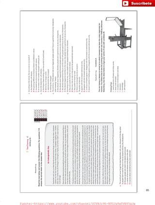 Reading
Readthetextbelowandanswerthefollowingquestions.Forquestions1-5,
choosethecorrectletterintheanswerbox.
Answers
0ABCD
1ABCD
2ABCD
3ABCD
4ABCD
5ABCD
TestTrainingC
(Units5-6)
AnUnforgettableDay
September11th,2001,isadatethattheworldwillneverforget.Itwasthedaywhen2airplanes
crashedintotheTwinTowersoftheWorldTradeCenter,completelytopplingthem.Another
planealsocrashedintothePentagoninArlington,Virginia,butluckilyitdidn’tcausenearlyas
muchdamage.
Newsoftheattacksshockedpeopleallovertheglobe.Volunteersfromvariouscountriesﬂewto
NewYorktohelpwiththerescueeﬀortsandassistwiththeclean-up,butdespitetheseeﬀorts
ithasbeencalculatedthatamongtheTwinTowers,thePentagonandtheairplanes,nearly3000
peoplediedthatday.
Theattackswerewidelyseentothreatenthevaluesofdemocracyandnationalsecurity.Oneworld
leaderstatedthatundernocircumstancescouldwejustturnablindeyetosuchhorribleattacks
andletourdemocraticvaluesbeatrisk.Otherworldleaders,likeGeorgeW.Bush,respondedby
declaring“waronterror,”somethingwhichhasbeenwidelycriticizedbymanyexperts.
Ithasnowbeenover10yearssincethetragiceventandtheeﬀectswhichwereleftbehindarestill
beingfeltallovertheworldtoday.TheWesternWorldasweknewithasbeenchangedforever.In
fact,arecentsurveyofpeoplefromdiﬀerentcountriesaroundtheworldshowedthatthemajority
ofpeopleinterviewedsaythattheSeptember11thattacksarethereasonfortheincreased
securityatairportsandotherpublicplaces.Thereseemstobeageneralconsensusthat,ifthe
attackshadneverhappened,peoplewouldn’thavetospendhoursatsecuritycheckpointswhen
traveling.Infact,manypeoplesaidthattheyhavestoppedtravelingbyair,notbecausetheyare
scaredofanotherterroristattack,butbecausetheydon’twanttowastetheirtimewaitingfor
hoursinlinesandthenbeingsubjectedtointrusivequestionsandbodysearches.
Exactlyhoweﬀectivethetightsecurityproceduresandwaronterrorarehasyettobeseen.
Someexpertssaythatgovernmentsareﬁghtingalosingwartostopterrorismandthattheir
eﬀortshaven’tseenanynotableresults,whileothersdefendthestrategiessayingthattheyplay
anintegralroleinthesecurityoftheWesternWorld.
0.TheworldwillneverforgetthedateSeptember11th,2001,becauseit’sthedaywhen
A.peoplehadtowaitforhoursinlinesatairportsandsecuritycheckpoints.
B.the3000peoplewhodiedintheattackswereburied.
C.aseriesofterroristattackstookplaceintheUSA.
D.asurveyaboutnationalsecuritywasconducted.
SpeakingCandidateA
Youarehavingadebateatschoolastowhichinventionhasbeenthemostimportantfor
humans.Youbelievethatitwastheprintingpresswhichwasinventedin1440byJohannes
Gutenberg.UsetheideasbelowtoargueyourpointsofviewwithcandidateB.
PrintingPress
•massproductionofbooksandotherworks
•lowercostsofbooks
•circulationofinformationandideas
•education
•knowledge
•self-expression
1.Accordingtothearticle,thewaronterrorisaresultof
A.theSeptember11thattacks.
B.thegrowingdiﬀerencesbetweenEasternandWesternvalues.
C.increasedsecurityatairportsandpublicplaces.
D.anincreaseinthenumberofpeopletravelingbyair.
2.SincetheSeptember11thattacks,
A.theEmpireStatebuildingisthenewsymbolofworldtrade.
B.democracynolongerexists.
C.nationalsecurityhasincreased.
D.nothinghaschanged.
3.Thesentence,“Iftheattackshadneverhappened,peoplewouldn’thavetospendhoursatsecuritycheckpoints
whentraveling”means:
A.theattacksneverhappened,thereforepeopledon’tspendhoursatsecuritycheckpoints.
B.theattacksneverhappenedthereforepeoplespendhoursatsecuritycheckpoints.
C.theattackshappenedbutthey’renotthereasonwhypeoplespendhoursatsecuritycheckpoints.
D.theattackshappenedandthey’rethereasonwhypeoplehavetospendhoursatsecuritycheckpoints.
4.Accordingtothesurvey,manypeoplehavestoppedtravelingbyairbecause
A.theyarescaredofanotherterroristattack.
B.theydon’tliketowaitinlinesandtobequestionedandsearched.
C.theyprefertotravelbyroad.
D.thereisnotenoughsecurityatairports.
5.Theauthorofthetext
A.agreeswiththeincreasednationalsecurity.
B.disagreeswiththeincreasednationalsecurity.
C.isnotsureifhe/sheagreesordisagreeswiththeincreaseinnationalsecurity.
D.doesn’tmentionifhe/sheagreesordisagreeswiththeincreasednationalsecurity.
85
Reading
Readthetextbelowandanswerthefollowingquestions.Forquestions1-5,
choosethecorrectletterintheanswerbox.
Answers
0ABCD
1ABCD
2ABCD
3ABCD
4ABCD
5ABCD
TestTrainingC
(Units5-6)
AnUnforgettableDay
September11th,2001,isadatethattheworldwillneverforget.Itwasthedaywhen2airplanes
crashedintotheTwinTowersoftheWorldTradeCenter,completelytopplingthem.Another
planealsocrashedintothePentagoninArlington,Virginia,butluckilyitdidn’tcausenearlyas
muchdamage.
Newsoftheattacksshockedpeopleallovertheglobe.Volunteersfromvariouscountriesﬂewto
NewYorktohelpwiththerescueeﬀortsandassistwiththeclean-up,butdespitetheseeﬀorts
ithasbeencalculatedthatamongtheTwinTowers,thePentagonandtheairplanes,nearly3000
peoplediedthatday.
Theattackswerewidelyseentothreatenthevaluesofdemocracyandnationalsecurity.Oneworld
leaderstatedthatundernocircumstancescouldwejustturnablindeyetosuchhorribleattacks
andletourdemocraticvaluesbeatrisk.Otherworldleaders,likeGeorgeW.Bush,respondedby
declaring“waronterror,”somethingwhichhasbeenwidelycriticizedbymanyexperts.
Ithasnowbeenover10yearssincethetragiceventandtheeﬀectswhichwereleftbehindarestill
beingfeltallovertheworldtoday.TheWesternWorldasweknewithasbeenchangedforever.In
fact,arecentsurveyofpeoplefromdiﬀerentcountriesaroundtheworldshowedthatthemajority
ofpeopleinterviewedsaythattheSeptember11thattacksarethereasonfortheincreased
securityatairportsandotherpublicplaces.Thereseemstobeageneralconsensusthat,ifthe
attackshadneverhappened,peoplewouldn’thavetospendhoursatsecuritycheckpointswhen
traveling.Infact,manypeoplesaidthattheyhavestoppedtravelingbyair,notbecausetheyare
scaredofanotherterroristattack,butbecausetheydon’twanttowastetheirtimewaitingfor
hoursinlinesandthenbeingsubjectedtointrusivequestionsandbodysearches.
Exactlyhoweﬀectivethetightsecurityproceduresandwaronterrorarehasyettobeseen.
Someexpertssaythatgovernmentsareﬁghtingalosingwartostopterrorismandthattheir
eﬀortshaven’tseenanynotableresults,whileothersdefendthestrategiessayingthattheyplay
anintegralroleinthesecurityoftheWesternWorld.
0.TheworldwillneverforgetthedateSeptember11th,2001,becauseit’sthedaywhen
A.peoplehadtowaitforhoursinlinesatairportsandsecuritycheckpoints.
B.the3000peoplewhodiedintheattackswereburied.
C.aseriesofterroristattackstookplaceintheUSA.
D.asurveyaboutnationalsecuritywasconducted.
fuente:-https://www.youtube.com/channel/UCVBJr9h-NTUJx8wTVBY5gJwfuente:-https://www.youtube.com/channel/UCVBJr9h-NTUJx8wTVBY5gJw
 