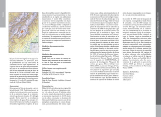 54
Extinta
55
luz y la escasez de oxigeno en las aguas es-
tancadas inferiores a la termoclina, don-
de posiblemente no hay intercambio de
corrientes con las capas superficiales”. El
Lago de Tota es de aguas muy transparen-
tes que no se estratifican térmicamente.
Allí se han registrado lecturas de disco de
Secchi de 20 y 25 m y (HIMAT 1986), por
estas razones se asume una buena oxige-
nación de las aguas en las capas profundas
donde vive el pez graso. Se cree que no so-
brepasa los 15 cm de LT, máxima LE regis-
trada de 13,8 cm (Miles 1943a).
Amenazas
El pez graso de Tota no ha vuelto a ser co-
lectado desde 1958. Tradicionalmente se
señala a la trucha arco iris como la causan-
te de su extinción, luego de su introduc-
ción al Lago durante los años 40´s del siglo
pasado. En los años 50´s se introdujeron
otras especies de aguas frías para que sir-
vieran de forraje a las truchas: la guapucha
(Grundulus bogotensis), el capitán de la sa-
bana (Eremophilus mutisii) y el goldfish (Ca-
rassius auratus). Las dos primeras se han
establecido en la región con poblaciones
importantes. E. mutisii debe considerar-
se como un fuerte competidor con el pez
graso. Es un pariente taxonómico cercano,
con una morfología similar y adaptada a
condiciones bentónicas y puede asumirse
por tanto que posee el mismo nicho ecoló-
gico que R . totae. En este sentido, en caso
de que se confirmarse la extinción ésta úl-
tima (lo cual parece ser un hecho), deberá
atribuirse a la competencia ecológica con
el capitán de la sabana más que a la trucha,
pues con esta no comparte ni ambientes ni
nicho ecológico.
Medidas de conservación
tomadas
No existen.
Medidas de conservación
propuestas
Desde 2002 no se conoce de nuevos es-
fuerzos por la búsqueda de esta especie en
el Lago de Tota, por tanto se recomienda
incentivar su búsqueda.
Colecciones con registros de
la especie
Holotipo ICN 353 (+ una cabeza). Topotipo
ICN 354, MCZ 35744, SU 37074.
Localidad tipo
Lago de Tota, Boyacá, Cordillera Oriental
(Colombia).
Comentarios
Miles (1942) en la descripción original de
la especie se refirió a tres ejemplares ente-
ros y la cabeza de otro. El holotipo sobre
el cual se basa la descripción de la especie
se encuentra depositado en el ICN, junto
con la cabeza cercenada. La Academia de
Ciencias de California conserva uno de los
ejemplares originales y un cuerpo decapi-
tado, presumiblemente del mismo espé-
RhizosomichthystotaeMiles1942
cimen cuya cabeza esta depositada en el
ICN. El tercer espécimen de la descripción
se encuentra el Museo de Zoología Compa-
rada de Harvard. Se sabe además que en la
estación Piscícola de Buga, Valle del Cauca
se encuentran algunos ejemplares deposi-
tados por Cecil Miles. Los primeros ejem-
plares de esta especie fueron colectados a
comienzos de 1940 en las playas del Lago
de Tota después de un evento sísmico. Se
presume que el terremoto o alguna otra
causa derivada ocasionaron una la morta-
lidad masiva de miles de individuos de la
especie que quedaron flotando en la super-
ficie del agua. De acuerdo con Miles (1943)
es muy inusual la captura de estos peces.
Es posible que las mortalidades a que se
refirió Miles fueran debidas a depleciones
del oxígeno disuelto en las capas profun-
das del agua, como las que ocurren ocasio-
nalmente en los lagos profundos de África
En 1999 el Instituto de Ciencias Natura-
les de la Universidad Nacional y el Museo
Americano de Historia Natural iniciaron
con el auspicio de CORPOBOYACÁ, el
proyecto de investigación: “Búsqueda del
extinto pez graso, Rhizosomichthys totae
(Miles 1942), un pez raro del Lago de Tota,
en la cordillera Oriental de Colombia”. En
este proyecto se argumenta que la trucha
a la cual se atribuye la extinción, no es una
especie de profundidad y por tanto inca-
paz de alimentarse del pez graso, habitan-
te del fondo del Lago. En este sentido, la
ausencia de capturas se atribuye al uso de
artes de pesca inapropiados en su búsque-
da y no a la extinción real del pez.
En octubre de 1999 inició la búsqueda de
esta especie, sumergiendo a fondo líneas
de anzuelos y cerca de 100 trampas con
carnadas de carne y pescado en diferentes
sectores del Lago, con resultados infruc-
tuosos. Posteriormente con la colabora-
ción de CORPOBOYACÁ se incentivó su
búsqueda mediante el pago de recompen-
sas a los pescadores locales, tampoco se
logro su captura. Luego en noviembre de
2001, los investigadores colocaron redes
agalleras en el fondo del Lago a profundi-
dades entre los 30 y 60 m. Aún cuando no
se logró la captura de R. totae, sorprenden-
temente, se colectaron más de 80 ejempla-
res de capitán de la sabana, pariente del
pez graso. Llama la atención la capacidad
hasta ahora desconocida, del capitán de
la sabana colonizar tales profundidades,
extrañas a su hábitat natural de lagunas
y humedales de poca profundidad del al-
tiplano. Una discusión sobre los incon-
venientes de la aplicación en peces de los
criterios UICN que definen la categoría
Extinta, puede consultarse en Harrison y
Staissy (1999).
Autores de la ficha
José Iván Mojica,
Germán Galvis,
Ian Harrison y
John Lynch
 