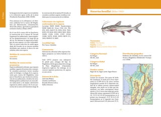 6564
EnPeligro
la desaparición de la especie en el embalse
y en tributarios aguas arriba de la presa
(Fundación Humedales 2008, 2010b).
Otra amenaza es la sobrepesca y el dete-
rioro ambiental de la cuenca del Magda-
lena por deforestación, contaminación,
desarrollo urbano, agricultura y ganadería
extensiva (Galvis y Mojica 2007).
En el caso de la cuenca del río Ranchería,
la construcción de la represa El Cercado
fragmentó las poblaciones, interrumpien-
do sus desplazamientos a lo largo del eje
del río. No obstante la importancia bioló-
gica de esta especie y su alta vulnerabili-
dad a la severa reducción de caudal aguas
abajo del Cercado, no se conocen estudios
detallados que analicen el efecto de este
embalse sobre esta especie.
Medidas de conservación
tomadas
No existen.
Medidas de conservación
propuestas
Especie emblemática del país, que requiere
medidas urgentes de protección y manejo.
Se considera prioritario iniciar estudios
sobre la biología y ecología de la especie,
tanto para cuenca del Magdalena como
para el Ranchería, que involucren estima-
ción de sus poblaciones, estudios de varia-
bilidad genética poblacional con marcado-
res moleculares y de amplio cubrimiento
regional en ambas cuencas. En el caso par-
ticular de la cuenca del Ranchería luego de
la construcción de la represa El Cercado, se
considera tambien urgente establecer me-
didas para la restauración de su hábitat.
Colecciones con registros
confirmados de la especie
Lectotipo NMW 56680. Paralectotipos
NMW 56681-82. Otras: CIUA 133, 785,
974, 1655; IAvH-P 33, 3094, 5014, 7843,
8590; ICN 6818, 6819, 8859, 9663, 9804,
10408, 11428, 11503, 11597, 13554,
15086, 16076, 16146, 16922; IMCN 171,
1005; MHNUC-IC 0863.
Localidad tipo
Río Cauca, Colombia.
Comentarios
Información adicional sobre aspectos bio-
lógico-pesqueros en Galvis-Galindo et al.
(2011).
Dahl (1971) propuso una subespecie
de pataló para ciénagas del bajo río
Magdalena,desdeaguasabajodelaciénaga
de Plato (Magdalena): Icthyoelephas
longirostris neglectus. Sin embargo, no se
conocen registros posteriores de captura
en este sector.
Autores de la ficha
José Iván Mojica,
Claudia Castellanos,
Ricardo Alvarez León y
Pablo Lehmann
Taxonomía
Orden: Siluriformes
Familia: Ariidae
Especie: Notarius bonillai (Miles 1945)
Notarius bonillai (Miles 1945)
Categoría Nacional
En Peligro
EN (B1, 2cd)
Categoría Global
En Peligro
EN (B1, 2cd)
Nombre común
Bagre de río, bagre cazón, bagre blanco.
Descripción
Cuerpo sin escamas. Dos pares de barbi-
llas maxilares; el ancho de la boca repre-
senta el 12-16% de la LE; surco carnoso
longitudinal ausente de la depresión me-
dial de la cabeza; proceso supraoccipital
alargado, más ancho en la base que dis-
talmente, con lados convergentes distal-
mente y 1,6 a 2 veces más largo que ancho.
Altura del cuerpo representa el 20% de la
LE; 13-15 (4-5+9-10) branquispinas en el
primer arco branquial; 15-17 (4-5+11-12)
branquispinas en el segundo arco bran-
quial. Aleta pectoral I,10; aleta anal 19-21.
Distribución geográfica
Endémica de Colombia, en las cuencas del
Atrato y Magdalena (Maldonado-Ocampo
et al. 2008).
 