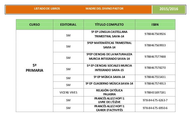 Masica 4 Primaria Savia 9788467575590