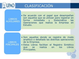 CLASIFICACIÓN
 