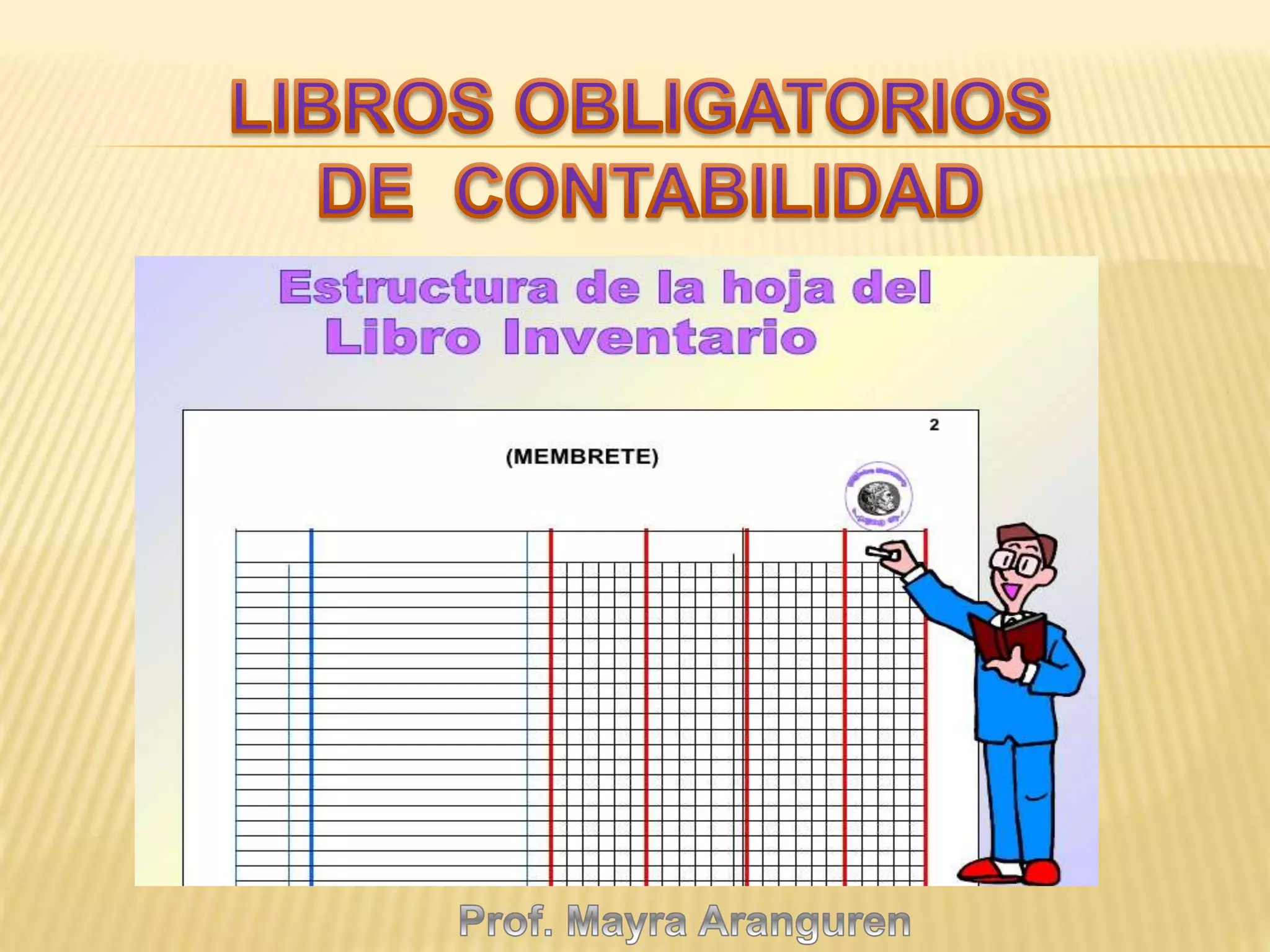Libros contables obligatorios
