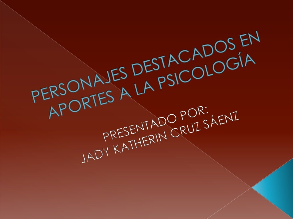 Aportes a la psicología