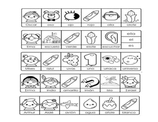 libro silabas palabras oraciones números