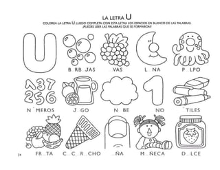 libro silabas palabras oraciones números