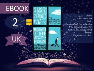 EBOOK
                              Autor:



 2
                  Jonas Jonasson
                              Título:
        The Hundred-Year-Old Man
           Who Climbed Out of the
          Window and Disappeared
                           Editorial:
               Hesperus Press Ltd.

 UK


                    De lectura Obligada
 