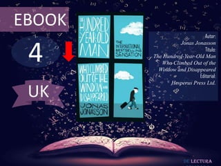EBOOK
                              Autor:



 4
                  Jonas Jonasson
                              Título:
        The Hundred-Year-Old Man
           Who Climbed Out of the
          Window and Disappeared
                           Editorial:
               Hesperus Press Ltd.

 UK


                      De lectura
 