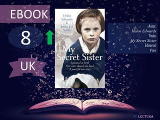 8
EBOOK
Autor:
Helen Edwards
Título:
My Secret Sister
Editorial:
Pan
De lectura
UK
 