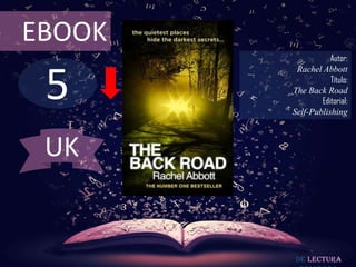 5
EBOOK
Autor:
Rachel Abbott
Título:
The Back Road
Editorial:
Self-Publishing
De lectura
UK
 