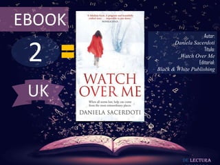2
EBOOK
Autor:
Daniela Sacerdoti
Título:
Watch Over Me
Editorial:
Black & White Publishing
De lectura
UK
 