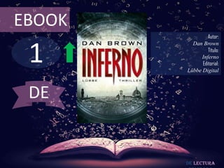 1
EBOOK
Autor:
Dan Brown
Título:
Inferno
Editorial:
Lübbe Digital
De lectura
DE
 