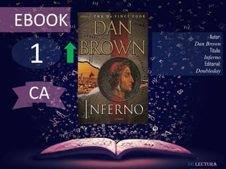 1
EBOOK
Autor:
Dan Brown
Título:
Inferno
Editorial:
Doubleday
De lectura
CA
 