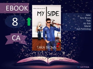 8
EBOOK
Autor:
Tara Brown
Título:
My Side
Editorial:
Self-Publishing
De lectura
CA
 