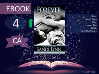 4
EBOOK
Autor:
Sandi Lynn
Título:
Forever You
Editorial:
Self-Publishing
De lectura
CA
 