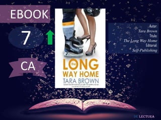 7
EBOOK
Autor:
Tara Brown
Título:
The Long Way Home
Editorial:
Self-Publishing
De lectura
CA
 