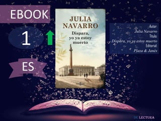 1
EBOOK
Autor:
Julia Navarro
Título:
Dispara, yo ya estoy muerto
Editorial:
Plaza & Janés
De lectura
ES
 