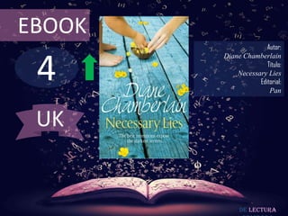 4
EBOOK
Autor:
Diane Chamberlain
Título:
Necessary Lies
Editorial:
Pan
De lectura
UK
 