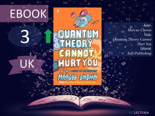3
EBOOK
Autor:
Marcus Chown
Título:
Quantum Theory Cannot
Hurt You
Editorial:
Self-Publishing
De lectura
UK
 