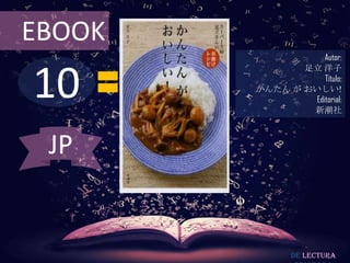 10
EBOOK
Autor:
足立 洋子
Título:
かんたん が おいしい!
Editorial:
新潮社
De lectura
JP
 