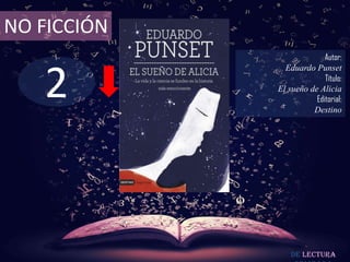 NO FICCIÓN

2

Autor:
Eduardo Punset
Título:
El sueño de Alicia
Editorial:
Destino

De lectura

 