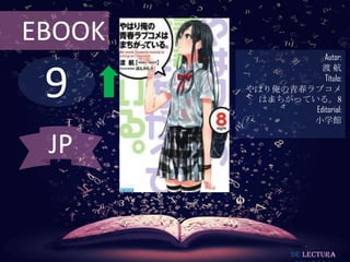 EBOOK

9

Autor:
渡航
Título:
やはり俺の青春ラブコメ
はまちがっている。8
Editorial:
小学館

JP

De lectura

 