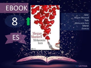 EBOOK

8

Autor:
Megan Maxwell
Título:
Melocotón loco
Editorial:
Esencia

ES

De lectura

 