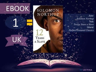 EBOOK

1

Autor:
Solomon Northup
Título:
Twelve Years a Slave
Editorial:
HarperPerennial Classics

UK

De lectura

 