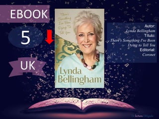 5
EBOOK
Autor:
Lynda Bellingham
Título:
There's Something I've Been
Dying to Tell You
Editorial:
Coronet
De lectura Obligada
UK
 