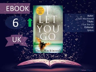 6
EBOOK
Autor:
Clare Mackintosh
Título:
I Let You Go
Editorial:
Sphere
De lectura Obligada
UK
 