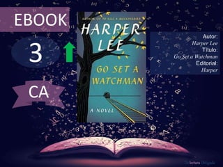 3
EBOOK
Autor:
Harper Lee
Título:
Go Set a Watchman
Editorial:
Harper
De lectura Obligada
CA
 