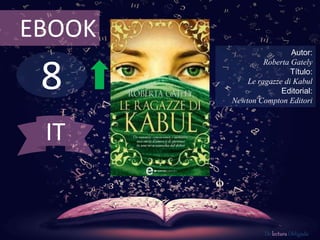 8
EBOOK
Autor:
Roberta Gately
Título:
Le ragazze di Kabul
Editorial:
Newton Compton Editori
De lectura Obligada
IT
 