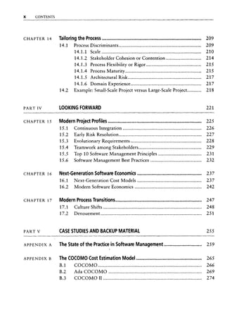 Libro software project management