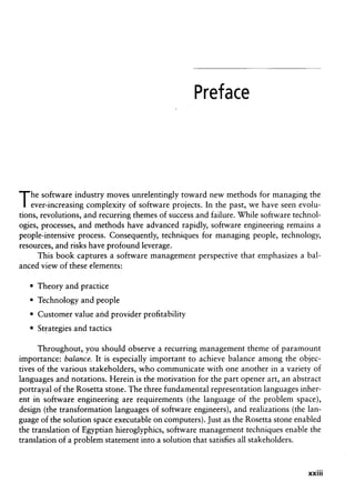 Libro software project management