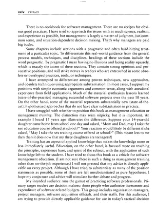 Libro software project management