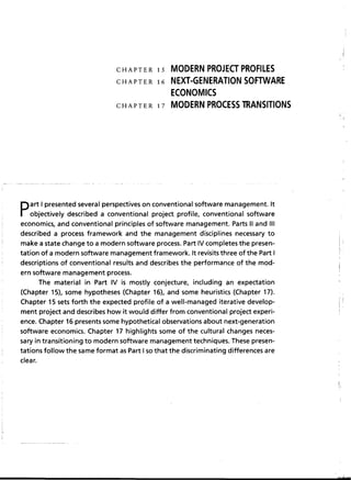 Libro software project management