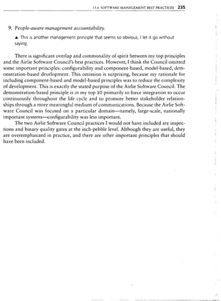 Libro software project management