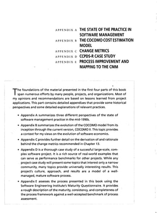 Libro software project management