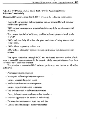 Libro software project management