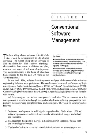 Libro software project management