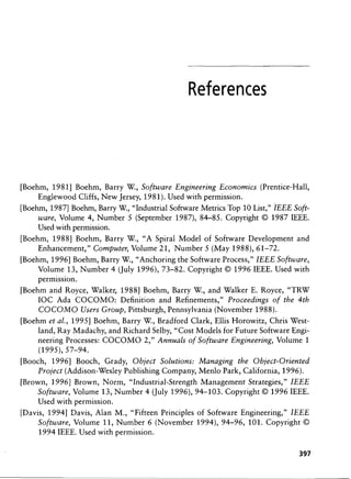 Libro software project management