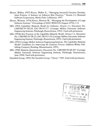 Libro software project management