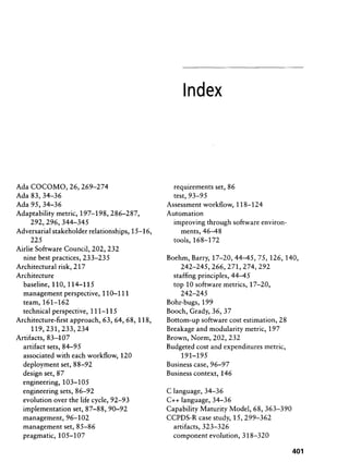 Libro software project management