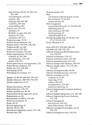 Libro software project management