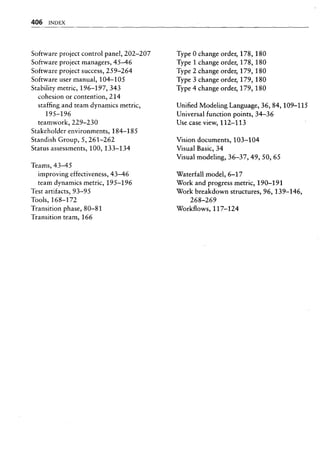 Libro software project management