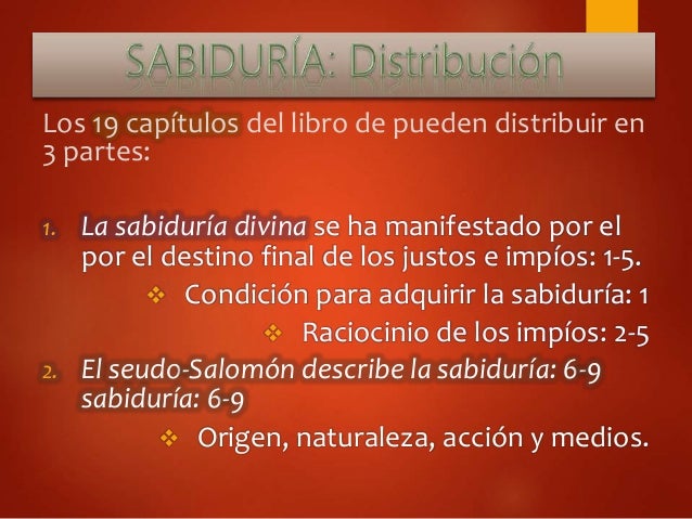 Resultado de imagen de libro de la sabiduría 6,15
