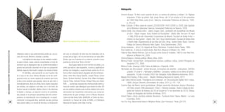 20 21
Librossorprendentes.LacolecciónMIMB1.MonumentalIdeasinMiniatureBooksdelaBNE
Bibliografía
Antonio Alcaraz. “El libro como soporte de arte. La ventura de editores y artistas”. En Páginas
singulares. El libro de artista: Sala Josep Renau, del 14 de octubre al 5 de noviembre
de 1999. Nieto Nieto, Justo [et al.]. Valencia, Universidad Politécnica de Valencia, 1999,
p. 24 a 32.
Keller, Cristoph. El llibre, espai de creació: [25/09/2008-18/01/2008 i.e. 2009, Sala Capitular
de la Biblioteca Valenciana. Valencia, Universidad Politécnica de Valencia, 2008.
Sabine Golde. Una mirada al libro - objeto, imagen, texto ; [anlässlich der Ausstellung Una Mirada
al Libro - Objeto, Imagen, Texto, Einblick ins Buchgebiet - Objekt, Bild, Text vom 16. April
- 8. Mai 2009 an der Universidad Complutense de Madrid, Facultad de Bellas Artes] =
Einblick ins Buchgebiet - Objekt, Bild, Text / Burg Giebichenstein, Facultad de Bellas Artes
y Diseño Halle, Departamento de las Artes del Libro. [Hrsg.: Sabine Golde. Übers.: Carmen
Hidalgo de Cisneros Wilckens] Halle (Saale) : Burg Giebichenstein, 2009.
Simon Anderson... [et al.]. En l’esperit de Fluxus. Barcelona : Fundació Antoni Tàpies, 1994.
Riva Castleman. A century of artists books. New York, Museum of Modern Art, 1994.
Deborah Wye,Wendy Weitman. Eye on Europe: prints, books  multiples, 1960 to now. New York,
Museum of Modern Art, 2006.
Chema Elexpuru. Derivas gráficas. Bilbao, Artica, 2005.
Mònica Fuster. Among them. Composiciones sonoras y gráficas. Lisboa, Centro Portugués de
Serigrafía C.P.S., 2008.
Mónica Fuster. Drawings 2006. Palma de Mallorca, L’Hiperbòli, 2006.
Nomadak eta liburuzaleak : artista liburuak, kontzeptua eta estetika : erakusketa, 2003ko
uztailak 10-urriak 4 = Nómadas y bibliófilos : concepto y estética en los libros de artista :
exposición, 10 julio-4 octubre 2003. San Sebastián, Koldo Mitxelena Kulturenea, 2003.
Magda Polo Pujadas. El libro como… Madrid, Biblioteca Nacional de España, 2012.
Juan Carlos Ramos Guadix.“Paradigmas de la estampa”, en Circunvoluçöes Digitais.Vol II. Lisboa,
CIEBA, Secçao Ciberarte. Universidade de Lisboa, 2010, p. 137 -154.
Concha Sáez del Álamo. Istorio gonbidatuak: [Bizkaia Jaurerriko Abokatuen Bazkun Ohoretsua,
2010eko urriaren 28tik abenduaren 10era] = Historias invitadas : [Ilustre Colegio de Abo-
gados del Señorío de Bizkaia, del 28 de octubre al 10 de diciembre de 2010]. Bilbao,
Colegio de Abogados del Señorío de Bizkaia, 2010.
Antoni Tàpies. Libros: escritura material. Barcelona : Fundació Antoni Tàpies; Madrid : La Casa
Encendida, 2003.
Hui-Chu Ying. Monumental Ideas in Miniature Books. [San Francisco] : Blurb, [2012?].
reflexionar sobre lo que perfectamente podría ser, una es-
cena del mundo diferente, olvidada o perdida.
Las páginas de esta pieza se han realizado median-
te papel cortado a laser, estando ensambladas a modo de
acordeón que al desplegarse sale de la bidimensionalidad y
genera ese profundo escenario en el que se yuxtaponen
distintas capas de información y exigen una mirada al interior.
En definitiva, esta exposición es una muestra más
de lo que en las cinco últimas décadas se ha ido confi-
gurando como un nuevo espacio de creación que toma
al libro como pretexto para generar obras de arte inter o
transdisciplinares, libros de artista, libros objeto realizados
por artistas, con páginas o sin ellas, con o sin texto, de
factura manual o industrial, objetos únicos o de ediciones
limitadas o masivas, un espectro enorme de posibilida-
des, basado en la principal característica del arte contem-
poráneo: la reivindicación de la investigación, la experi-
mentación, la búsqueda libre, partiendo de esta premisa
todo parece válido y la mezcla de técnicas, la introducción
del azar, la utilización de todo tipo de materiales son la
consecuencia lógica.Así nos encontramos con estos Mini
Books, que nos muestran en su extenso conjunto lo que
podríamos denominar “libros al límite”.
Bea Espejo habla de boom del libro de artista, y es
cierto que está en clara expansión, muchos y significativos
artistas han trabajado y experimentado desde los 60 en
torno al libro creando piezas singulares del arte contempo-
ráneo, entre ellos Georg Baselitz, Joseph Beuys, Daniel
Buren, Richard Hamilton, Damien Hirst, Wilian Kentrigde,
Sigmar Polke, Gerhard Richter, Bridget Riley and Dieter
Roth…, numerosas exposiciones internacionales dentro y
fuera de nuestro país atestiguan que desde los años 80
era una práctica corriente para muchos artistas como así lo
demuestran las importantes colecciones que conservan
instituciones de gran prestigio como el Museo Nacional
Centro de Arte Reina Sofía, el MACBA, el Centro de docu-
mentación La Panera de Lleida, el IVAM, y la Biblioteca
Nacional de España, entre otras muchas..
María Concepción Sáez del Álamo, Long-distance.
 