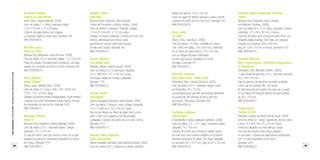 48 49
Librossorprendentes.LacolecciónMIMB1.MonumentalIdeasinMiniatureBooksdelaBNE
lápices de colores; 125 x 105 mm
Hojas de papel de distinto gramaje y varios colores
Cubierta de cartón duro en color azul. Ejemplar 4/9
BNE ER/6456/16
Bunn, Julia
To Land
[Akron, Ohio: Julia Bunn, 2008]
Libro de artista (1 h. pleg.): plantillas en relieve;
104 x 850 mm (pleg. 104 x 58 mm); Contenido
en un sobre de papel blanco (130 x 62 mm),
con un collage de papel estampado
en tinta roja oscuro, silueteado en forma
de pájaro. Ejemplar 5/7
BNE ER/6456/17
Burrows, Julianna
Stay Right There . Walk on By
[Cleveland, Ohio: Julianna Burrows, 2009]
Libro de artista (18 h.): Impresión digital a partir
de fotografías; 45 x 75 mm
La encuadernación permite dos lecturas diferentes,
se puede leer del principio al final o del final
al principio. Tinta negra. Ejemplar 4/6
BNE ER/6456/18.
Caelleigh, Addeane
Starry Night
[Charletteville, Virginia: Addeane Caelleigh, 2008]
Libro de artista (7 h.+ 2 h., pleg.): impresión digital,
caligrafía; 78 x 105 mm
Cubierta de cartón duro forrada en papel rugoso
de color azul, que contiene pegados en el interior
distintas estructuras en papel. Dos hojas plegadas
en acordeón (61 x 272 mm, pleg. en 61 x 35 mm)
BNE ER/6456/19
Candiani, Alicia  Malcolm Christian
Father
[Buenos Aires, Argentina: Alicia Candiani
and Malcolm Christian, 2008]
Libro de artista (9 h. + 2 h. pleg.): aguadas, madera
recortada; 127 x 90 x 30 mm o menos
Cubierta de cartón duro forrada en papel Tibet, con
fotografía digital impresa. Dos hojas con plegado
irregular en acordeón (300 x 250 mm,
pleg. en 124 x 70 mm o menos). Ejemplar 5/10
BNE ER/6456/20
Chattem, Michael
Man’s Reclamation. (Fetishized Impositions
of Structure)
[Cleveland, Ohio: Michael Chattem, 2009]
1 caja (chapa de aluminio, 44 h.): aluminio recortado;
48 x 165 x 45 mm
Caja de plancha de aluminio recortado acoplada
a otra caja de madera DM., con funda
de tela escocesa de cuadros de color rojo y negro.
En su interior 48 hojas en blanco de papel grueso
de 30 x 150 mm
BNE ER/6456/21
Cicale, Annie
Poetics of 204
[Fierview, Carolina del Norte: Annie Cicale, 2008]
Libro de artista (2 h. pleg.): aguafuerte, dibujo a lápiz
y tinta; 75 x 835 mm (75 x 70 mm, pleg)
Textos en caligrafía con tinta blanca y negra.
Una hoja de cartulina color negro plegada
en acordeón. Cubierta de papel blanco estampado,
con un corte troquelado como cierre.
Ejemplar 5/30
BNE ER/6456/22
Berlinski, Claudia
Ghosts of Lake Martin
[Kent, Ohio: Claudia Berlinski, 2008]
Libro de artista (1 h. pleg): impresión digital;
114 x 510 mm (114 x 90 pleg.)
Cubierta de papel blanco con solapas
e impresión digital en tinta negra. Ejemplar 5/6
BNE ER/6456/9
Berman, Laura
Rock on rocks
[Kansas City, Minnesota: Laura Berman, 2008]
Libro de artista (10 h.): impresión digital; 113 x 130 mm
Hojas de acetato. Encuadernación artesanal. Las hojas
sujetas con puntadas de hilo en el lomo. Ejemplar 4/6
BNE ER/6456/10
Berry, Makiko
Being Guided
[Kioto, Japon: Makiko Berry, 2009]
Libro de artista (1 h. pleg.): tinta; 105 x 5535 mm
(105 x 150 x 25 mm, pleg).
Grabado con técnica similar al heliograbado (“solar etching”).
Cubiertas de cartón estampada a tinta negra y forrada
de entramado de tela de lino. Ejemplar 5/20
BNE ER/6456/11
Blasbalg, Silvana
Menú 2
[Buenos Aires, Argentina: Silvana Blasbalg, 2008]
Libro de artista (13 h.): impresión digital, collage,
estarcido; 107 x 107 mm
En caja de cartón color gris hecha a mano, en la tapa
pegada una pieza de metacrilato troquelado en forma
de mosca. Ejemplar 3/10
BNE ER/6456/12
Brewda, Silvia
PAN-PAN
[Buenos Aires, Argentina: Silvia Brewda:
Centro de Formación y Edición Gráfica, 2008]
Libro de artista (1 estampa): litografía, collage;
114 X 415 mm (81 x 112 mm pleg.)
Collage: de resina modelada. Cartulina de color azul
intenso, estampada por ambas caras,
guardado en caja de cartón duro forrada
de tela color naranja. Ejemplar 4/9
BNE ER/6456/13
Bryant, Heather
The Rabbit Hole
[Nolfolk, Virginia: Heather Bryant, 2008]
Libro de artista (2 h, 3 estampas): litografía;
127 x 380 mm (127 x 103 mm, pleg.)
Dos hojas cosidas de a mano y plegadas.
Ejemplar 1/16
BNE ER/6456/14
Buente, Aletta
Friendship
[Venne-Vorwalde, Alemania: Aletta Buente, 2008]
Libro de artista (7 dibujos): ceras, collage, tipografía;
122 x 2.290 mm (122 x 95 mm, pleg.)
Dos de los dibujos en hojas de papel color crema
(300 x 200 mm), pegados a la hoja principal
y plegadas. Cubierta de cartón duro en color crema.
Ejemplar 2/12
BNE ER/6456/15
Buente, Jelka Katherina
Emil Liebt Sunny
[Venne-Vorwalde,Alemania: Jelka Katherina Buente, 2008]
Libro de artista (22 h.): impreso en relieve, plantillas,
 